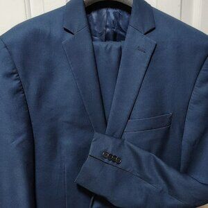 MICHAEL KORS 2 PIECE NAVY BLUE 42L DOUBLE VENTED SUIT